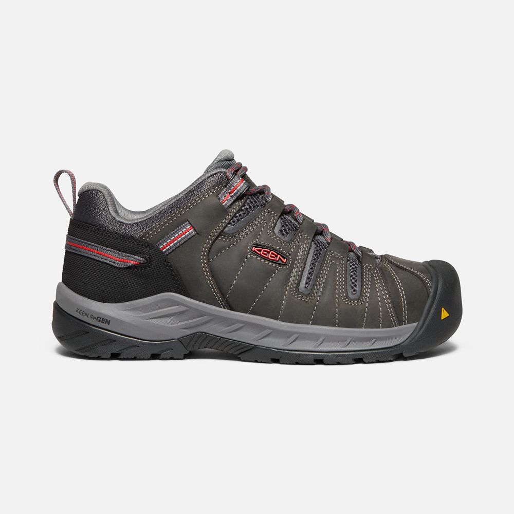 Chaussures de Travail Keen Femme porno Foncé | Flint Ii (Steel Toe) | AKHWP-8097